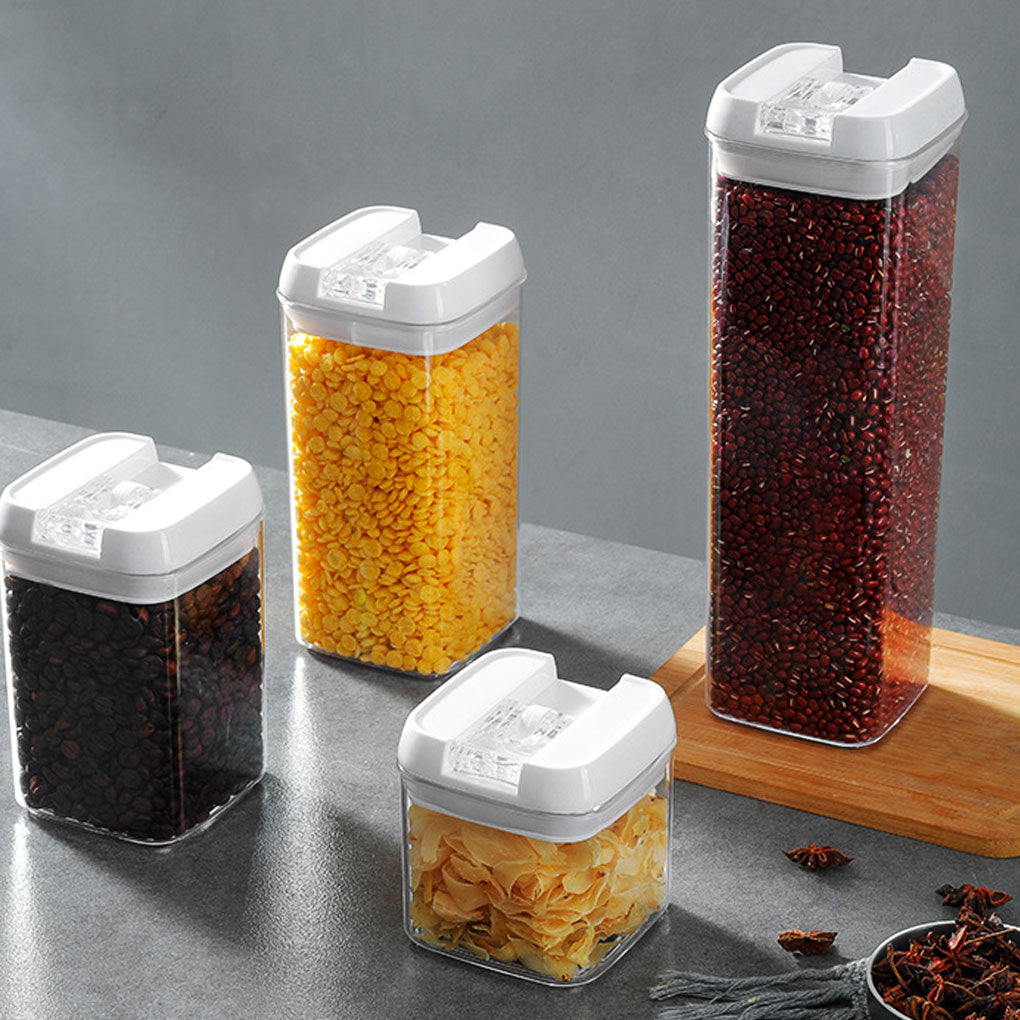 Ensemble de boîtes de récipients de stockage de nourriture en plastique (5pcs)