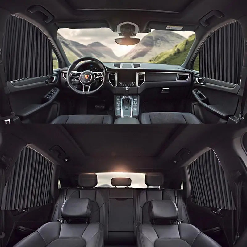 4 Pare-Soleil Magnétique pour Voiture