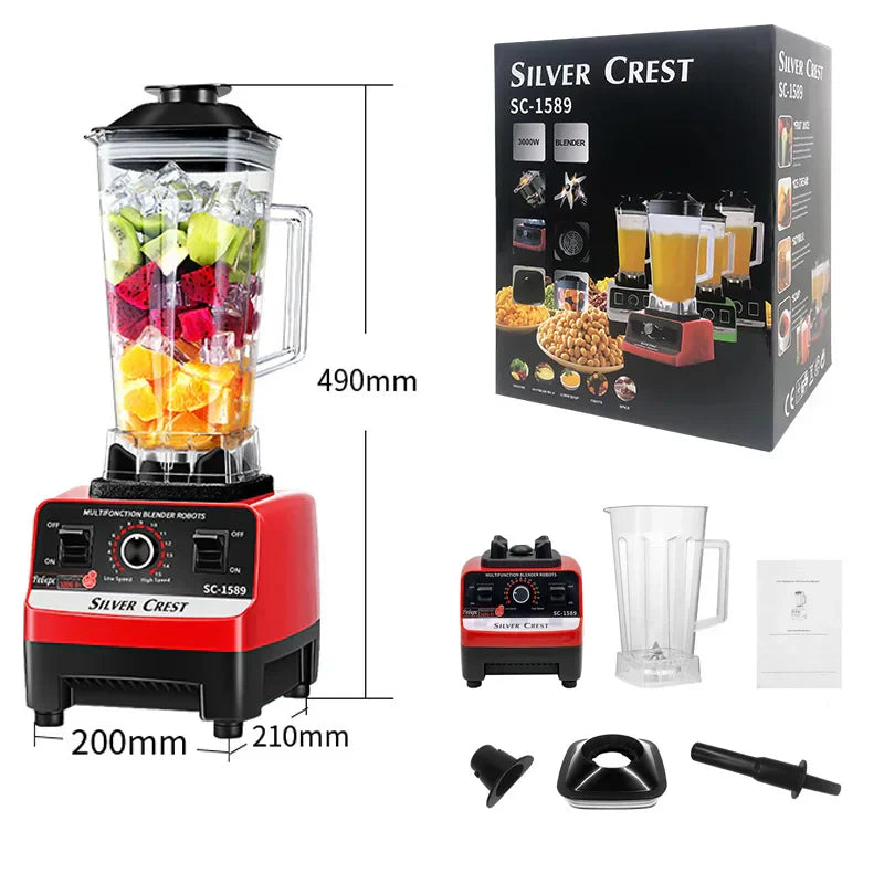 Silver Crest - Le mixeur le plus puissant au monde 9000W 2 in 1