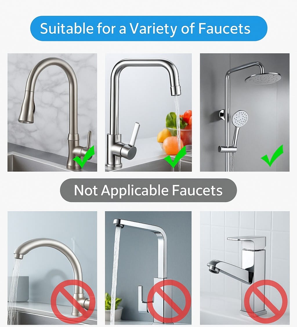 Porte éponge fixation sur robinet