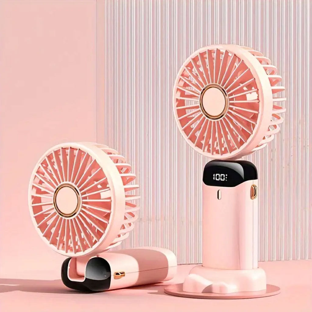 Mini Ventilateur LED Portable Pliable , Fraîcheur, Fonctionnalité et Mobilité