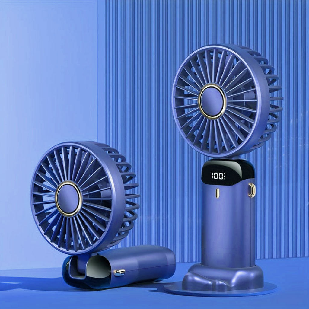 Mini Ventilateur LED Portable Pliable , Fraîcheur, Fonctionnalité et Mobilité