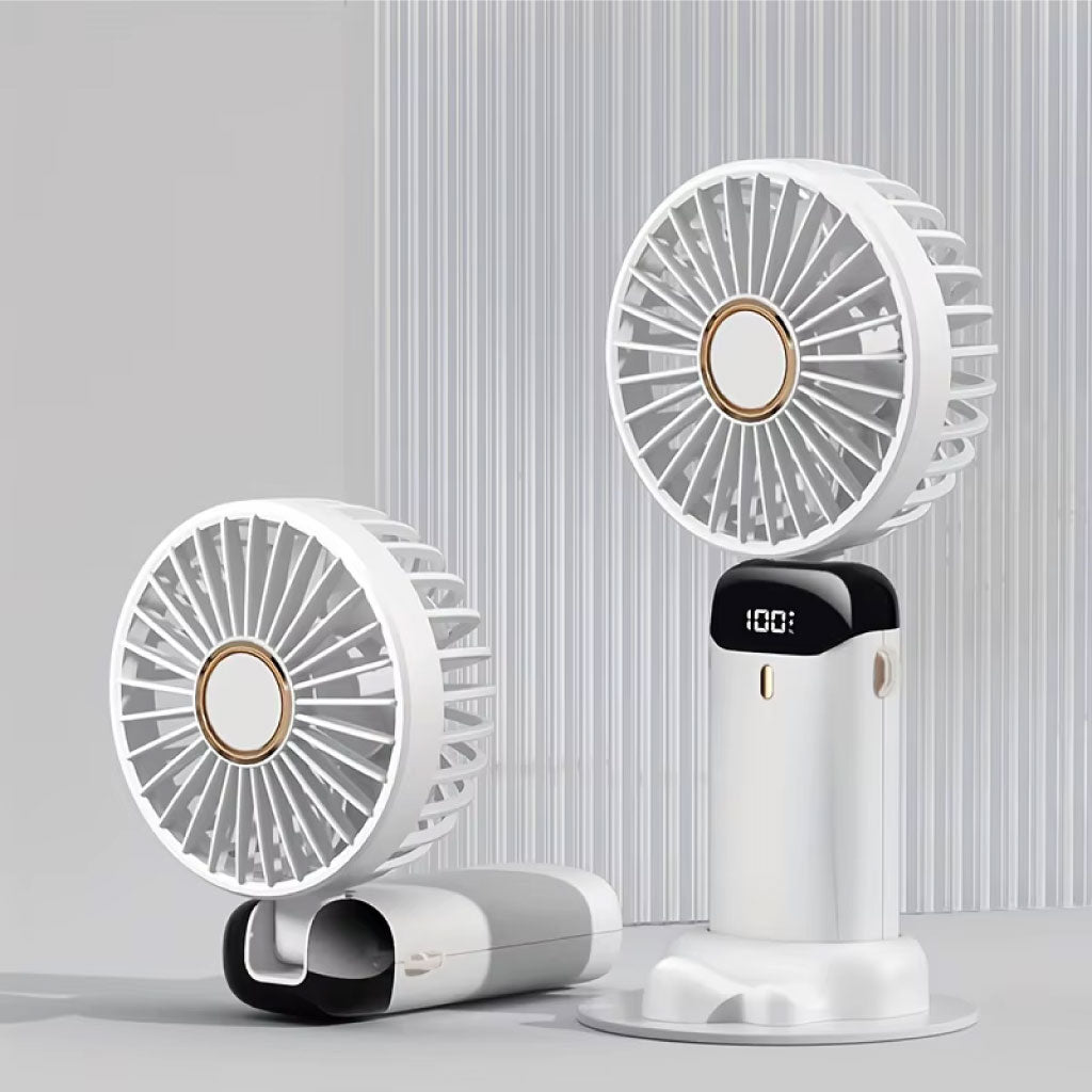 Mini Ventilateur LED Portable Pliable , Fraîcheur, Fonctionnalité et Mobilité