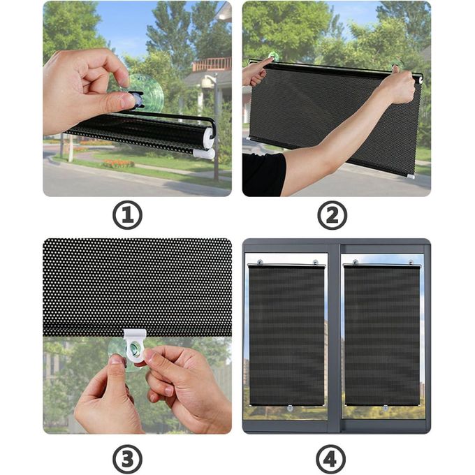 Pare-soleil à rouleau rideaux