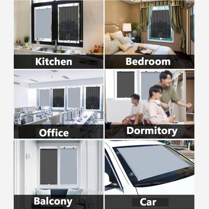 Pare-soleil à rouleau rideaux