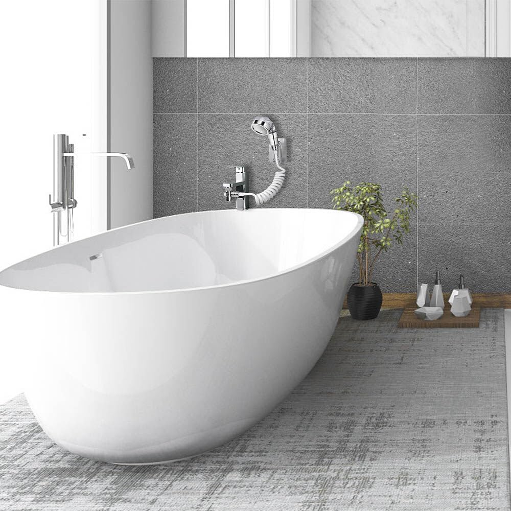 Ensemble Pommeau Douche pour Lavabo Douchette Adaptable sur Robinet Flexible de Robinet