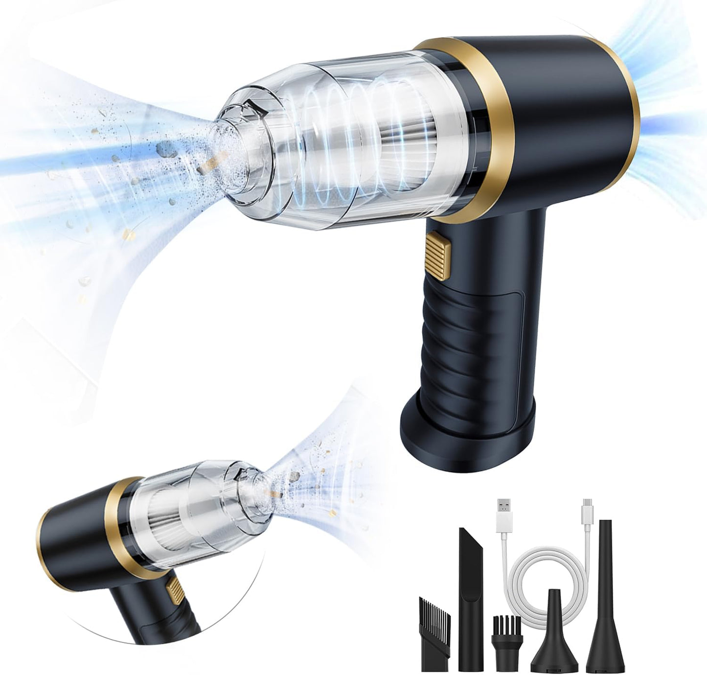 Aspirateur de voiture portable sans fil 4 en 1