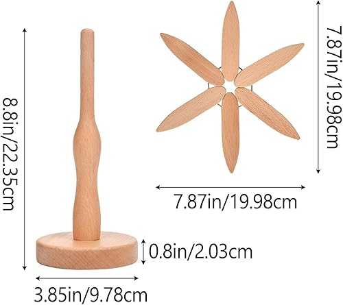 4 Pcs Dessous de plat en bois – sous-plat résistant à la chaleur