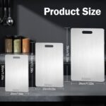 Pack 3x Planches de découpe INOX