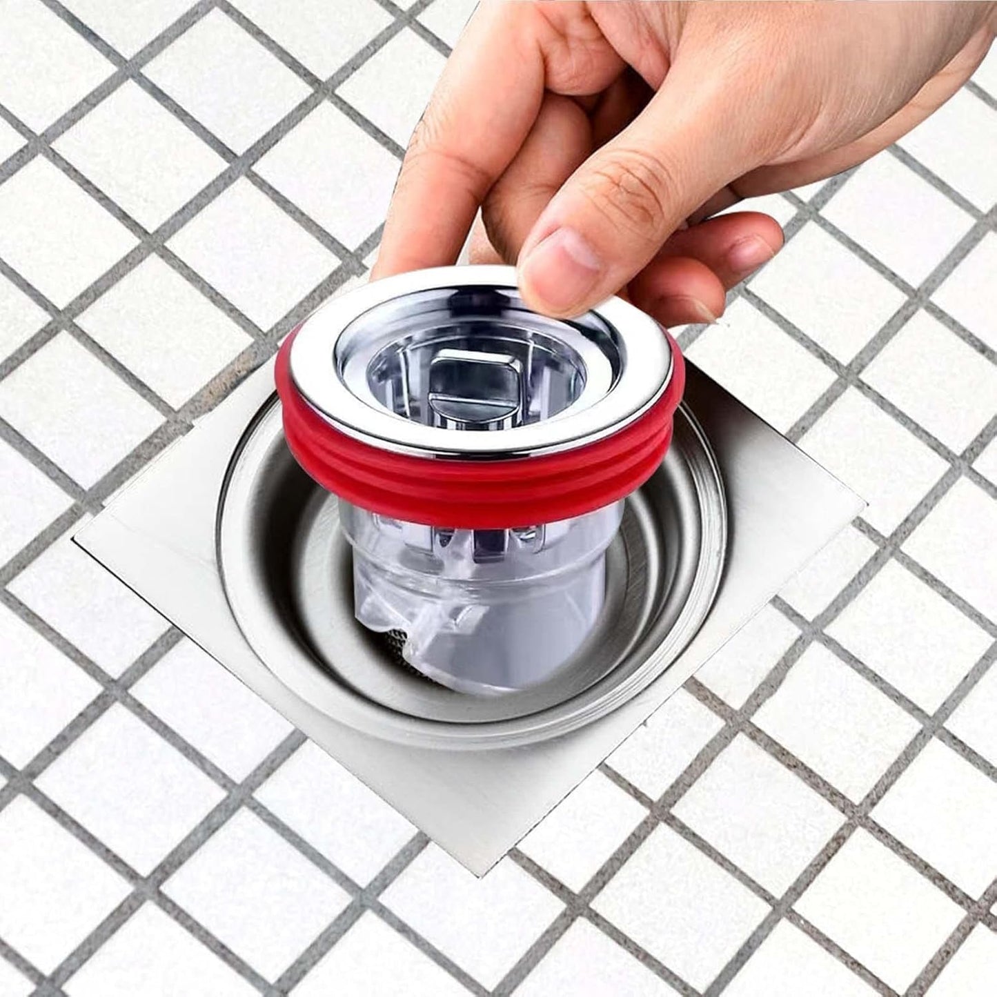 3 Couvercles de siphon de sol anti-odeurs