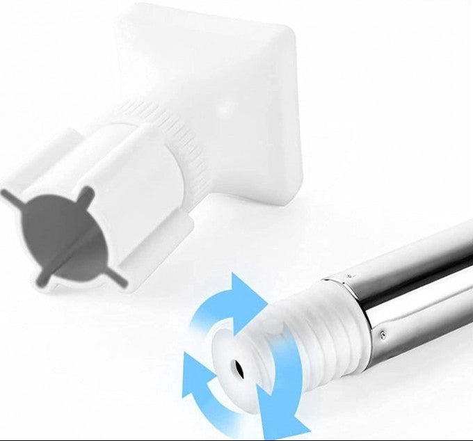 Tringle À Rideaux Sans Perçage Avec Barre De Serrage Réglable Pour Salle De Bain, Garde Robe.