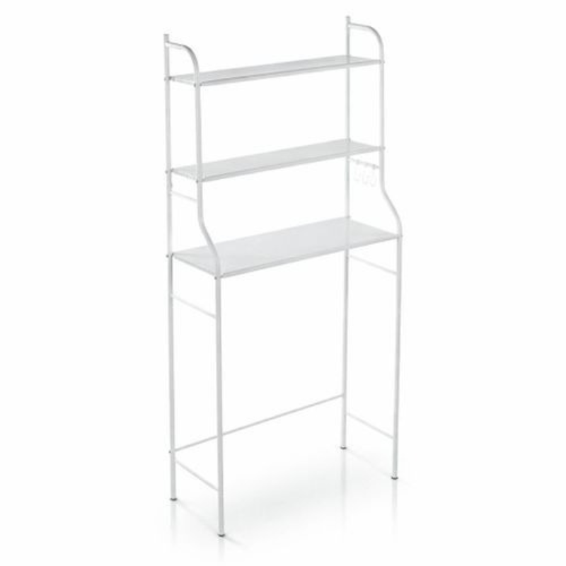 Etager de Salle de Bain, Meuble de Rangement au-Dessus des Toilette