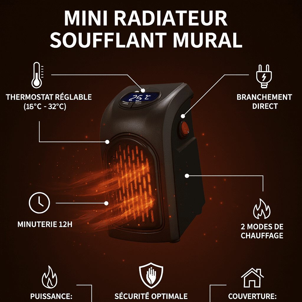 Mini Chauffage portable 400W