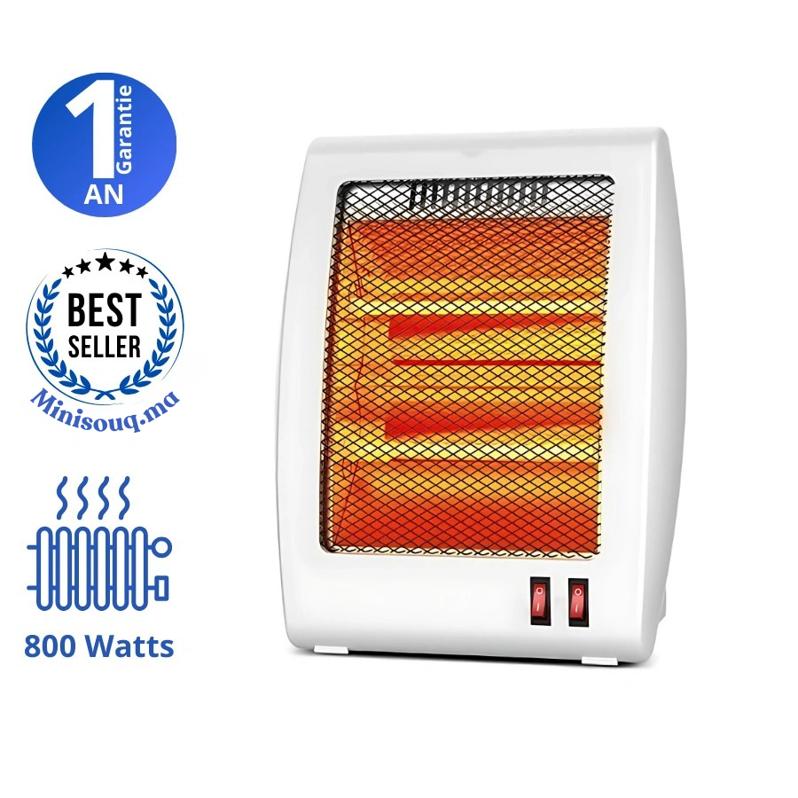 E.GENIAL Chauffage Electrique Quartz , 800W