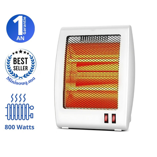 E.GENIAL Chauffage Electrique Quartz , 800W