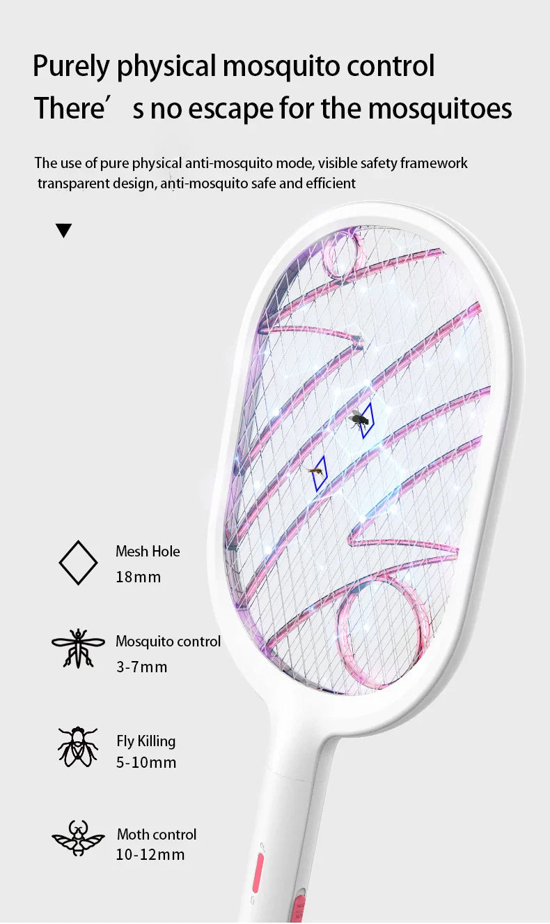 Raquette Anti-moustiques Rechargeable