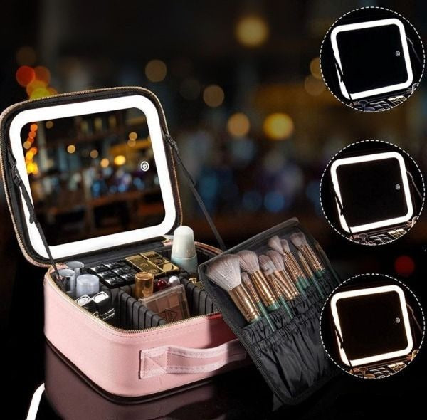 Sac Maquillage  avec Miroir éclairé