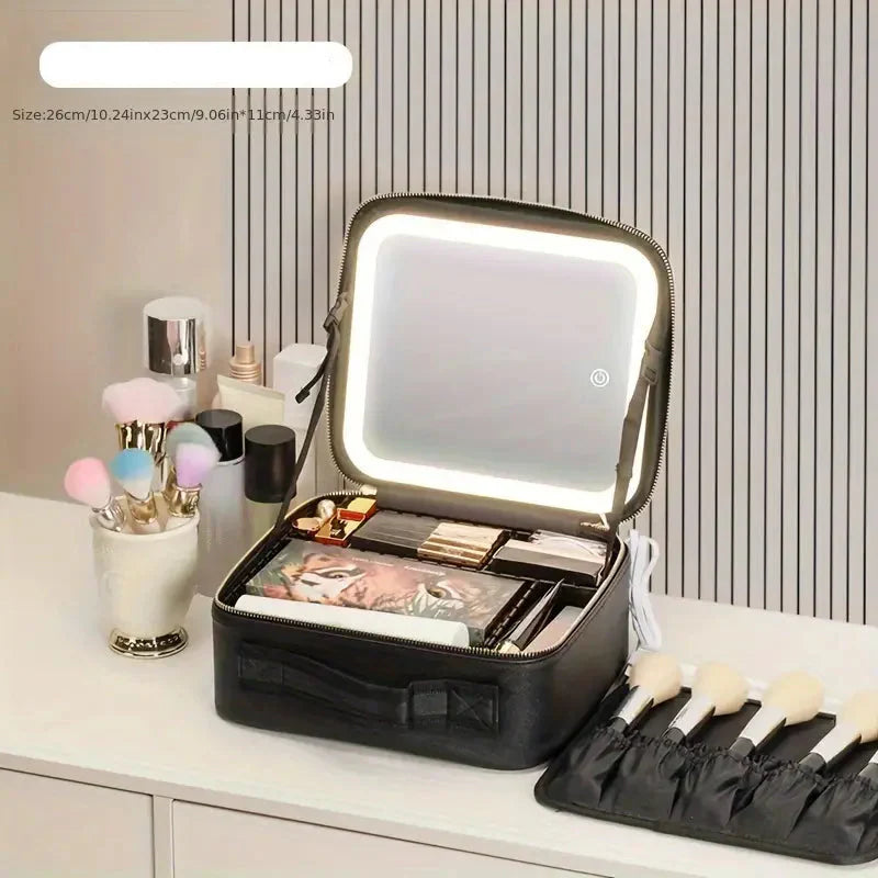 Sac Maquillage  avec Miroir éclairé