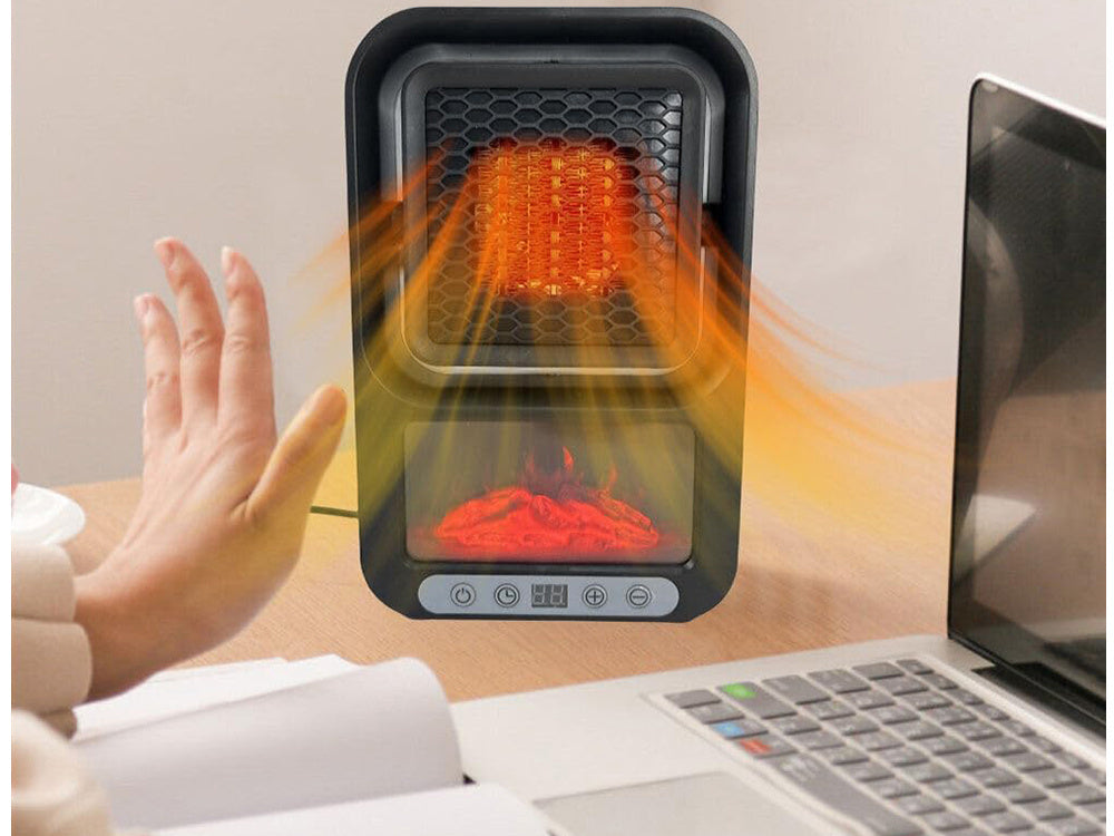 Chauffage électrique portable avec télécommande