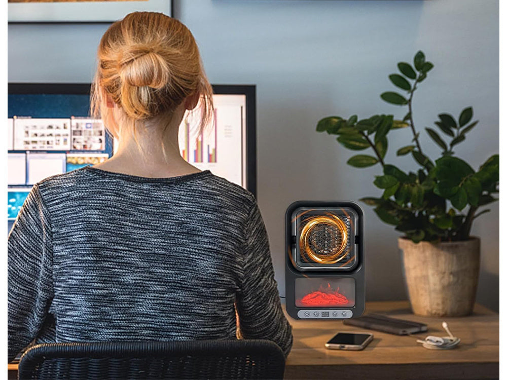 Chauffage électrique portable avec télécommande