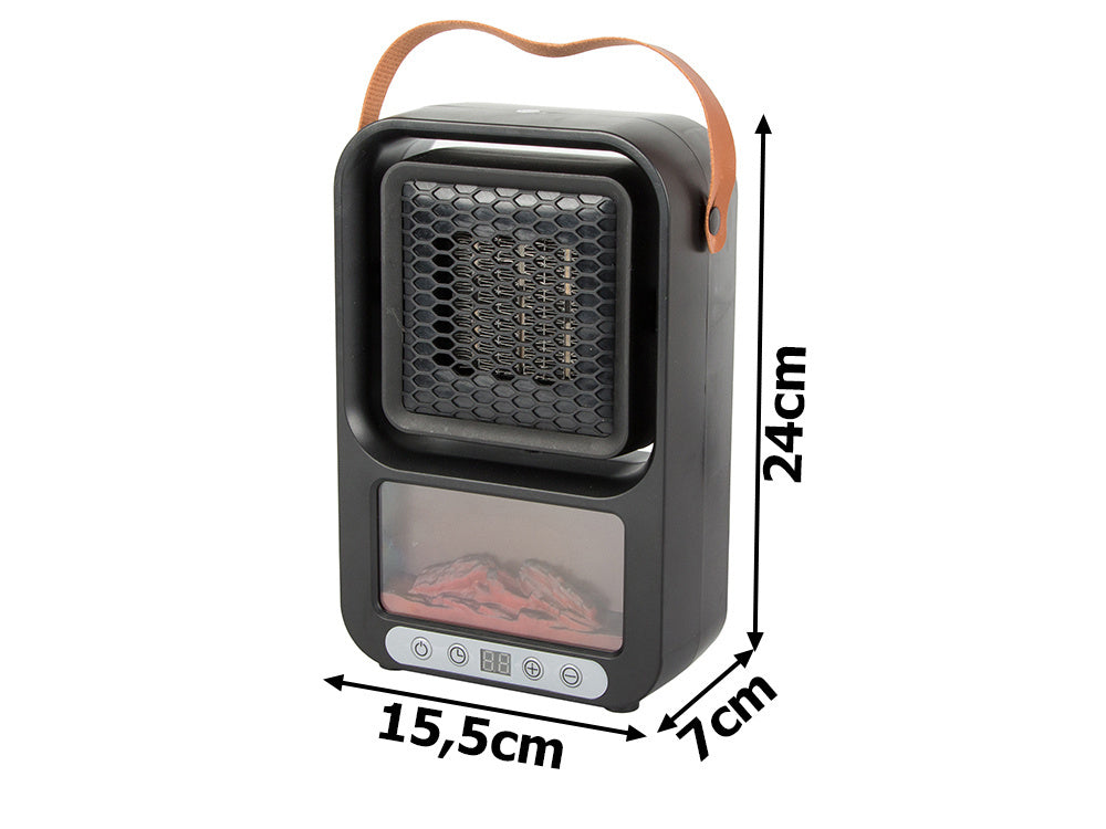 Chauffage électrique portable avec télécommande