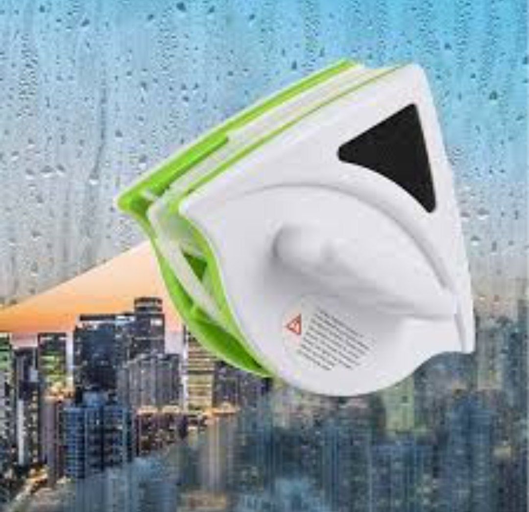 Nettoyeur de vitres magnétique double face et brosse pour nettoyer les plans de travail
