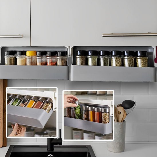 Rangement à épices coulissant