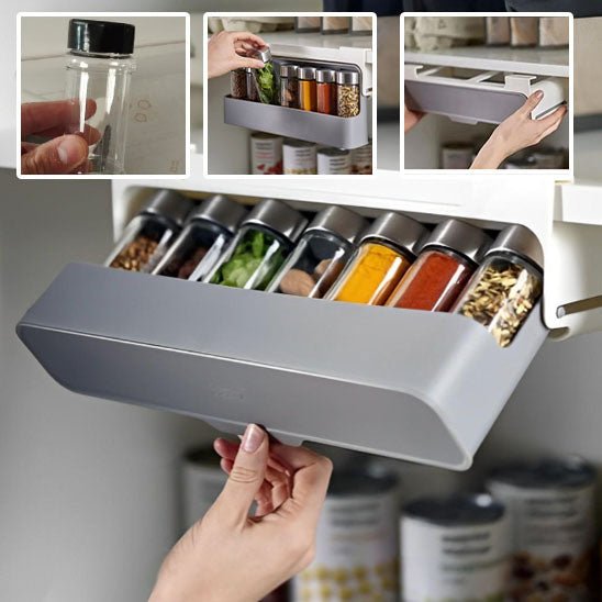 Rangement à épices coulissant