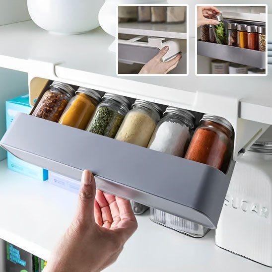 Rangement à épices coulissant